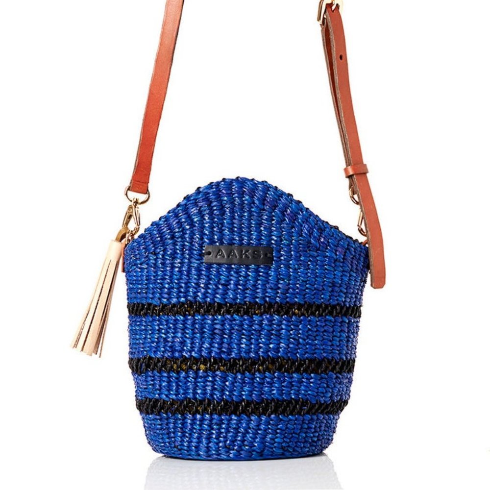 A.A.K.S Belle Dyed Raffia Crossbody